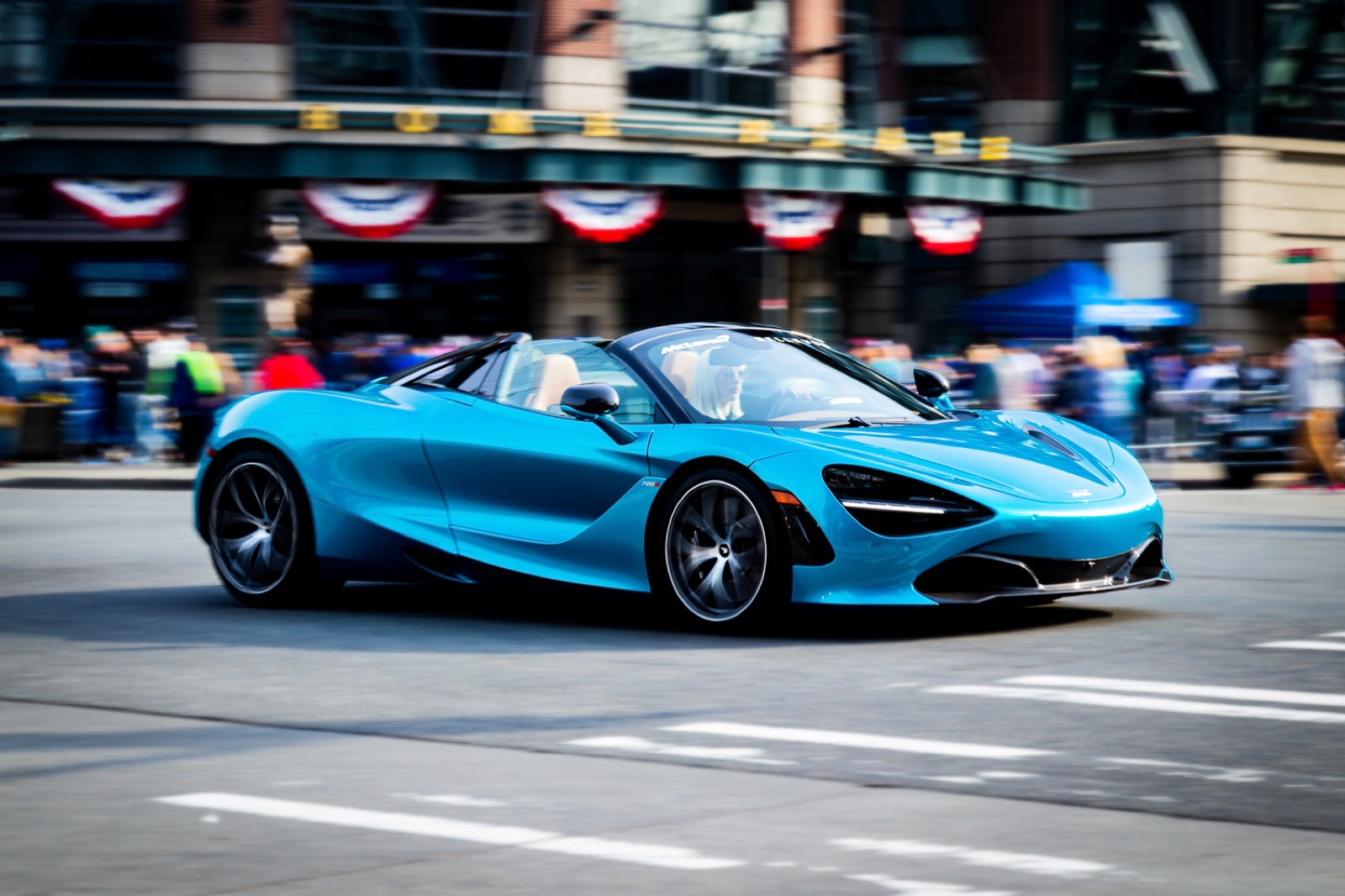 McLaren 720S Spider on location in Seattle