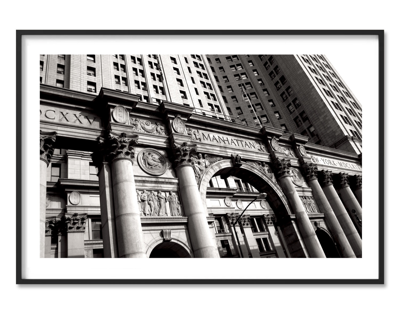 Fine art print &mdash; Manhattan facade