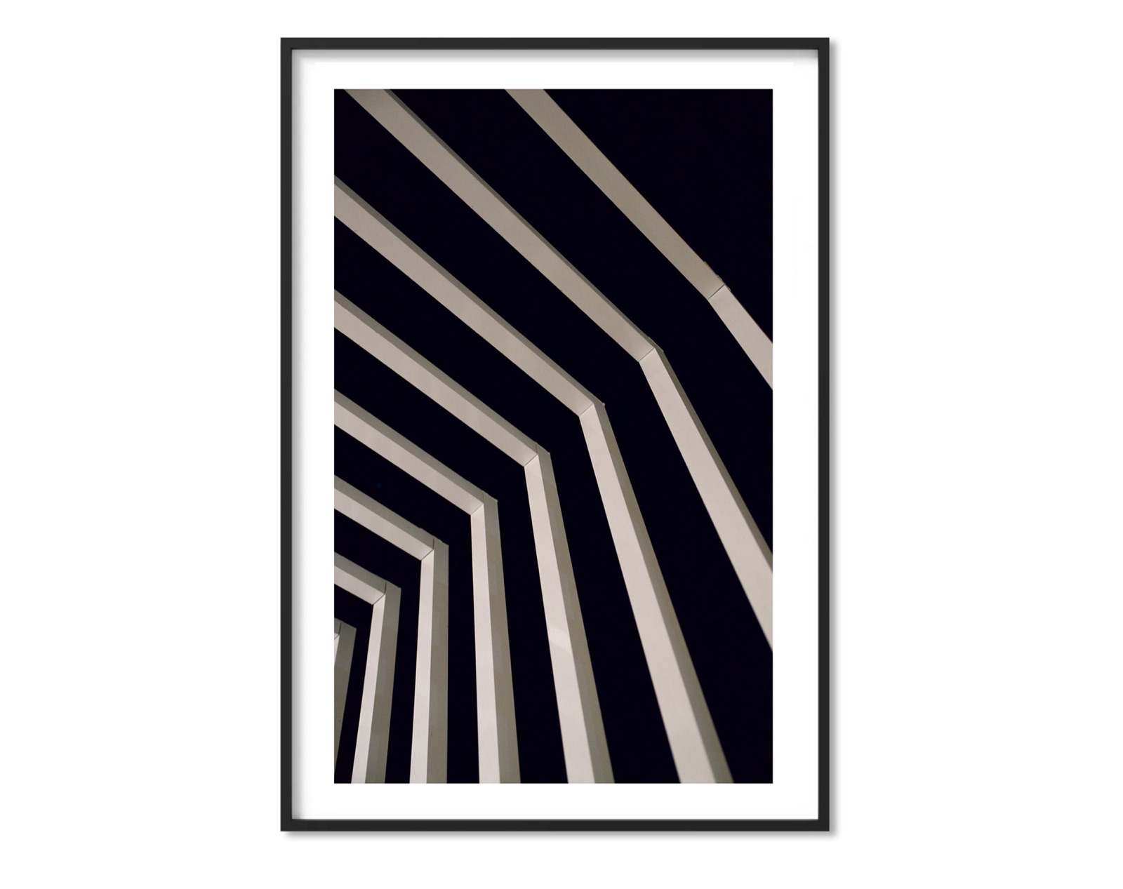 Fine art print &mdash; architectural fins
